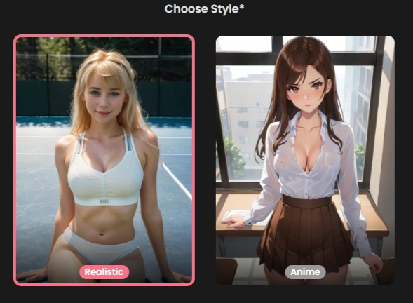 Candy AI - AI Character Style