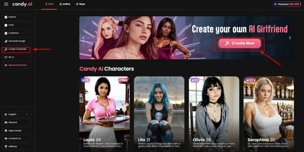 Candy AI - Create Your AI Character