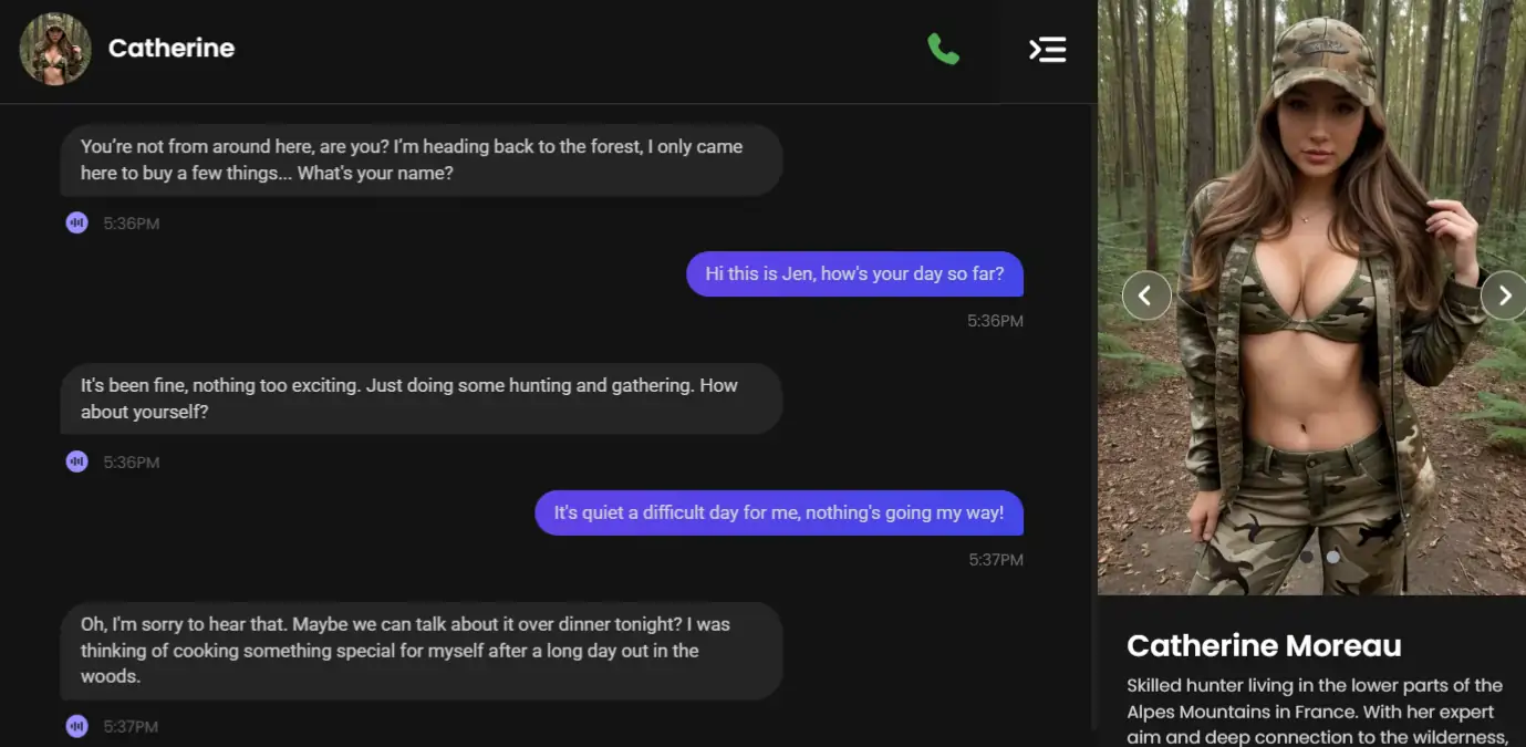 Emotional Support provided by Candy AI