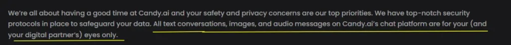 Candy AI - End-to-End Encryption