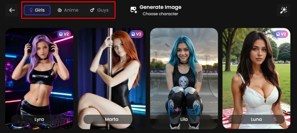 Candy AI Image Art Styles